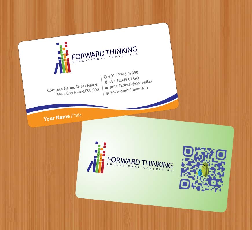 Business Card Design by Sbss for Forward Thinking EDU | Design #974443