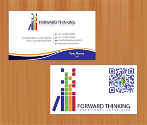 Business Card Design by Sbss for Forward Thinking EDU | Design: #974446