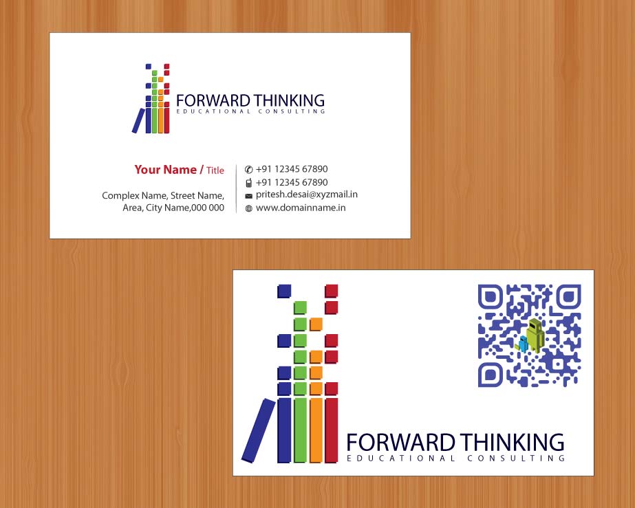 Design de Carte de Visite par Sbss pour Forward Thinking EDU | Design #974459