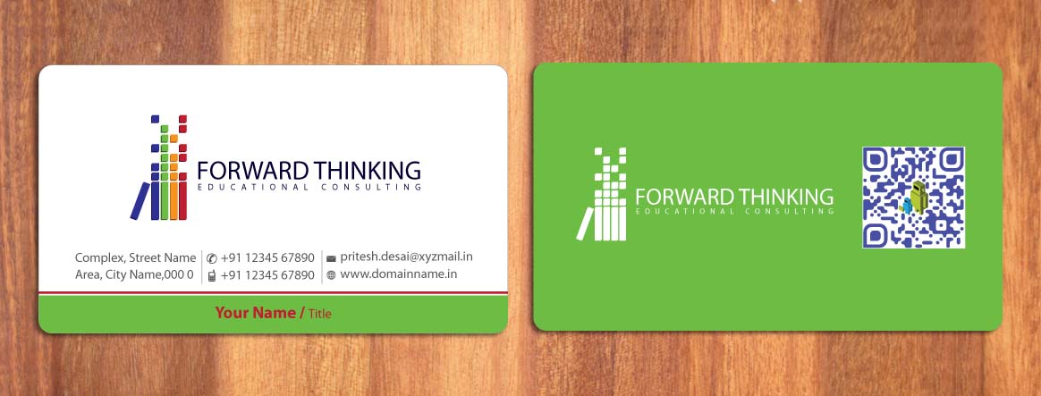 Business Card Design by Sbss for Forward Thinking EDU | Design #974767