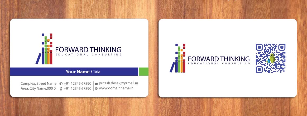 Business Card Design by Sbss for Forward Thinking EDU | Design #974769