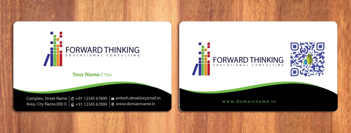 Design de Carte de Visite par Sbss pour Forward Thinking EDU | Design #974781