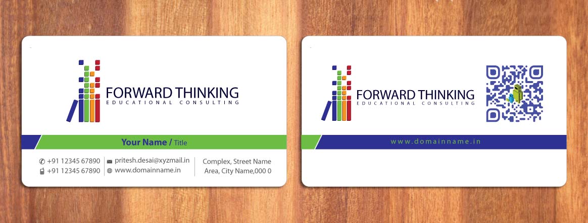 Design de Carte de Visite par Sbss pour Forward Thinking EDU | Design #974782