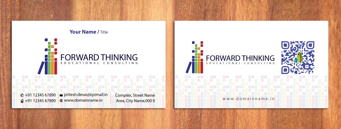 Design de Carte de Visite par Sbss pour Forward Thinking EDU | Design #974784