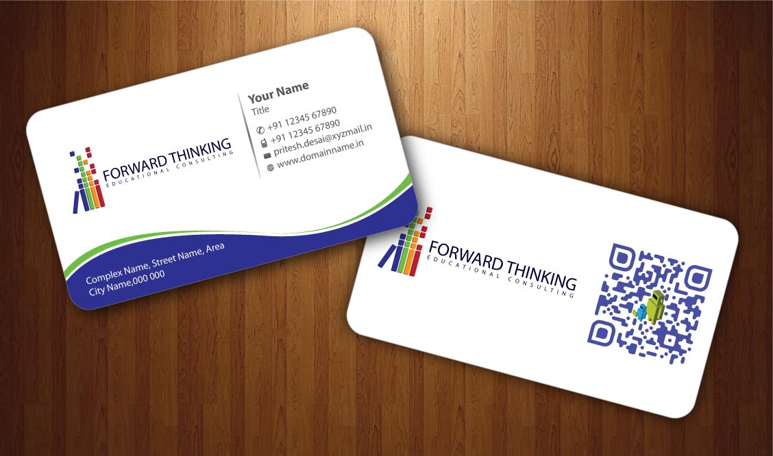 Business Card Design by Sbss for Forward Thinking EDU | Design #974786
