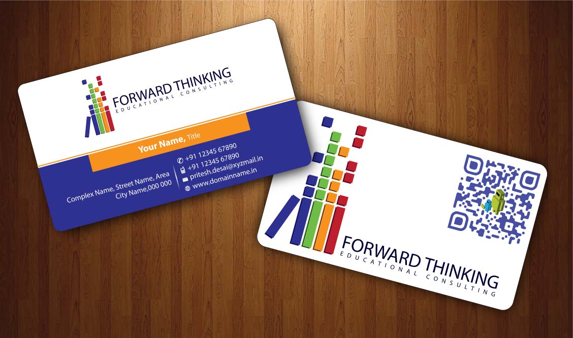 Business Card Design by Sbss for Forward Thinking EDU | Design #974796