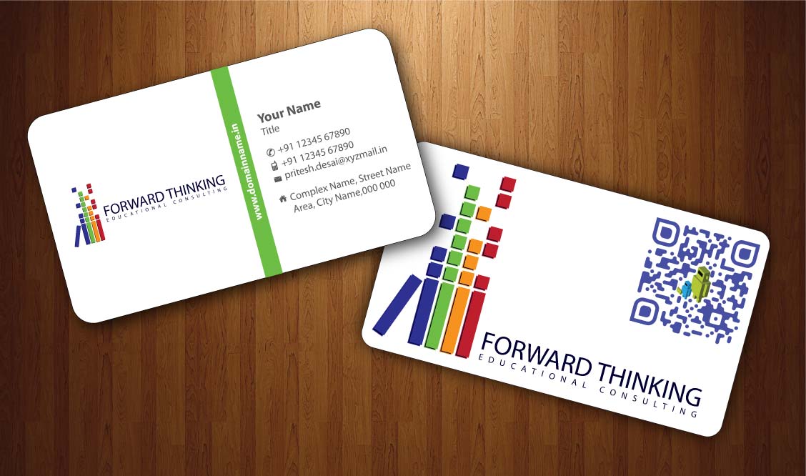 Business Card Design by Sbss for Forward Thinking EDU | Design #974797