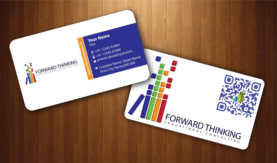Business Card Design by Sbss for Forward Thinking EDU | Design #974798