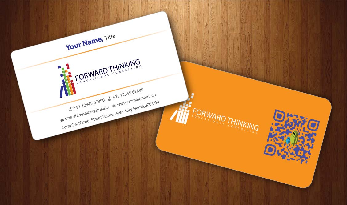 Business Card Design by Sbss for Forward Thinking EDU | Design #974801