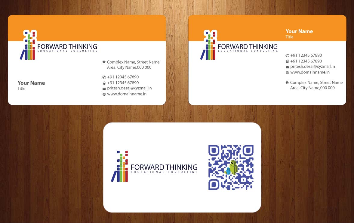 Business Card Design by Sbss for Forward Thinking EDU | Design #976870
