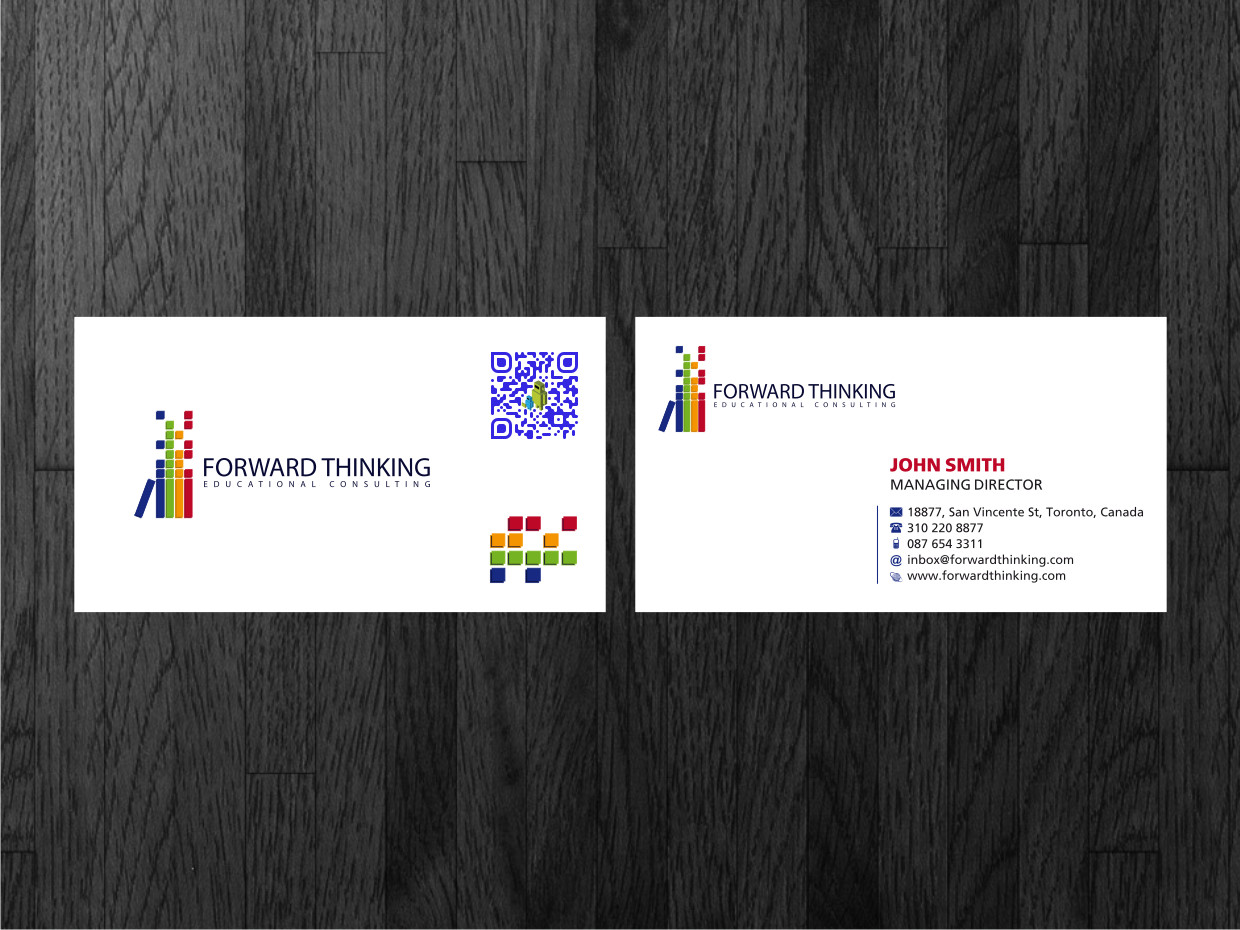 Design de Carte de Visite par Atvento Graphics pour Forward Thinking EDU | Design #973130