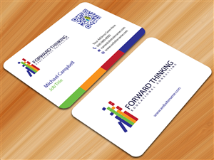 Design de Carte de Visite par Sarmishtha Chattopadhyay_loginchange pour Forward Thinking EDU | Design : #973358
