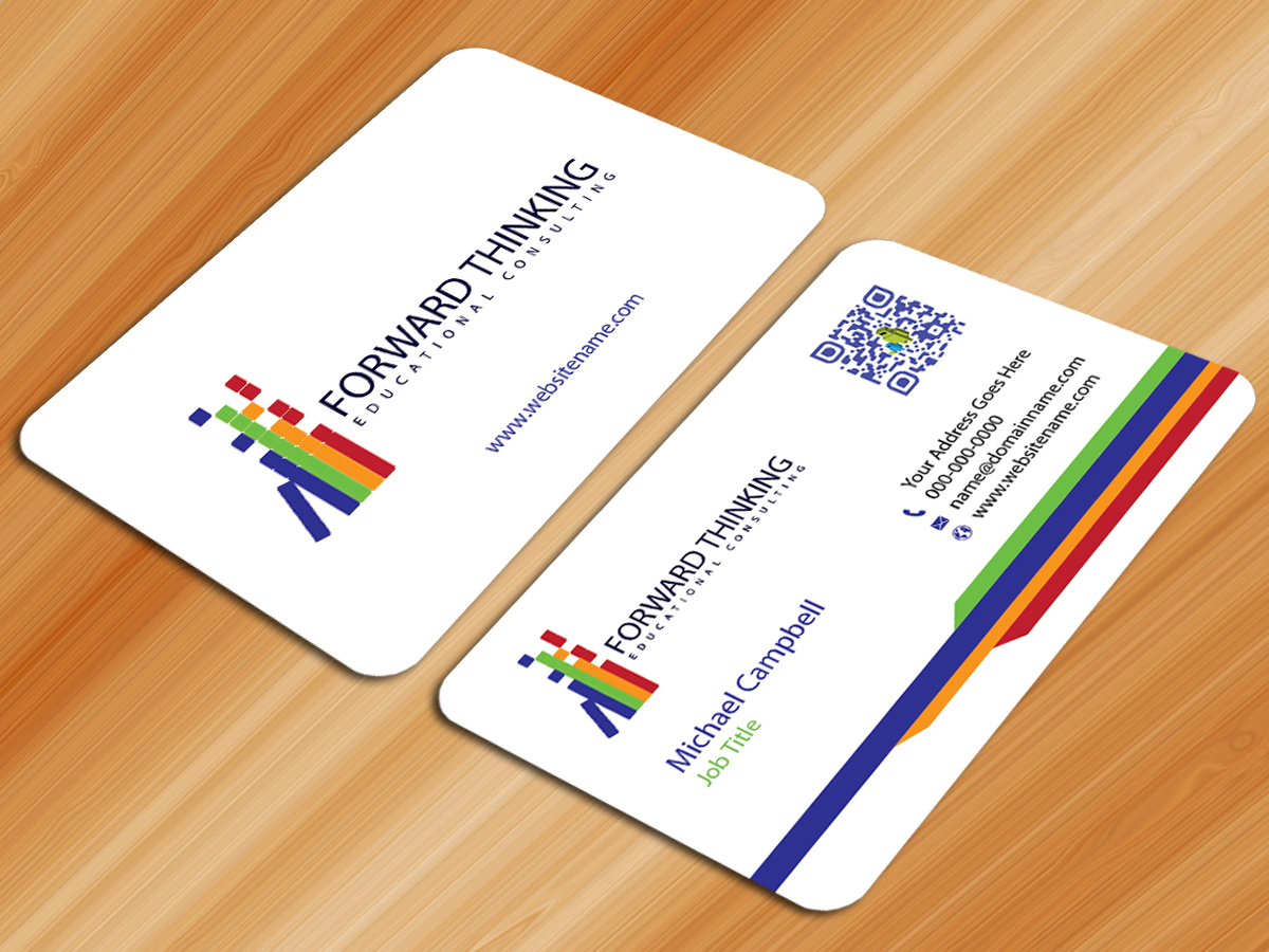 Design de Carte de Visite par Sarmishtha Chattopadhyay_loginchange pour Forward Thinking EDU | Design #976176