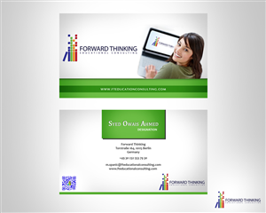 Design de Carte de Visite par Owaisias pour Forward Thinking EDU | Design : #973298