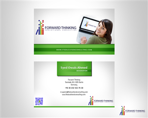 Design de Carte de Visite par Owaisias pour Forward Thinking EDU | Design : #973332