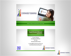 Business Card Design by Owaisias for Forward Thinking EDU | Design: #974174