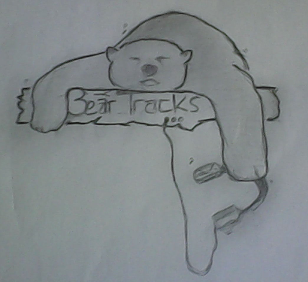 Logo Design by tommyerlangga31 for Bear Tracks  | Design #3723821