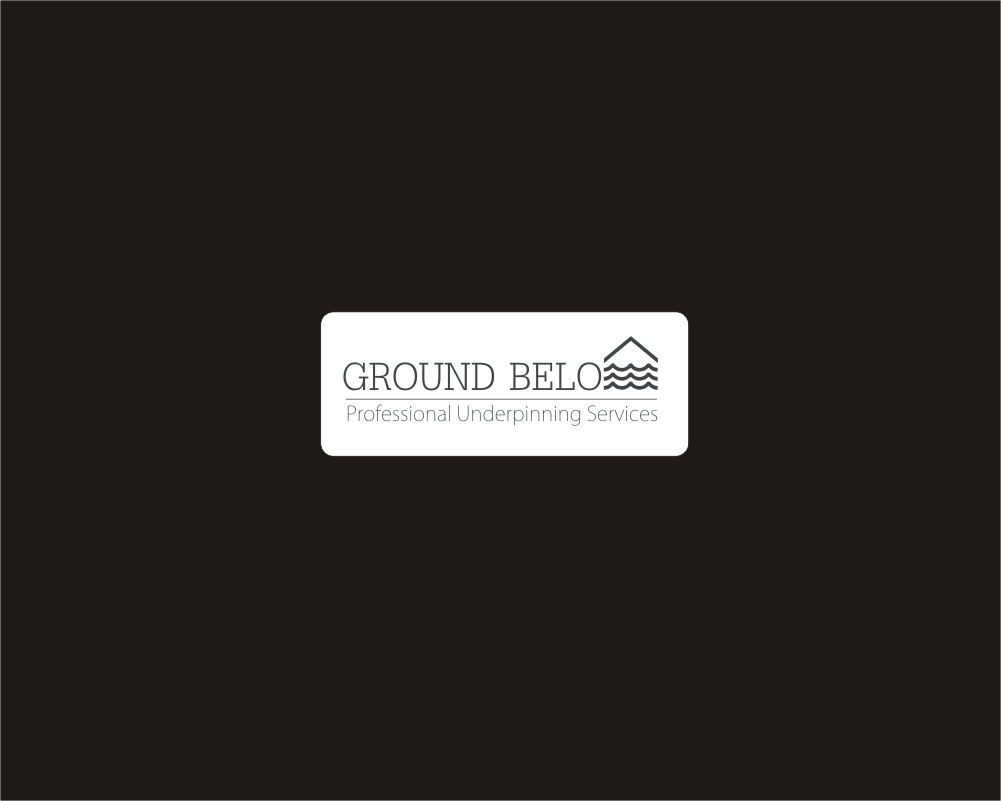 Logo Design by Asif Khan for Ground below | Design #3735025
