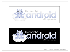 Heavenly Android | Logo Design by Suzie Q - Q13Designs.com
