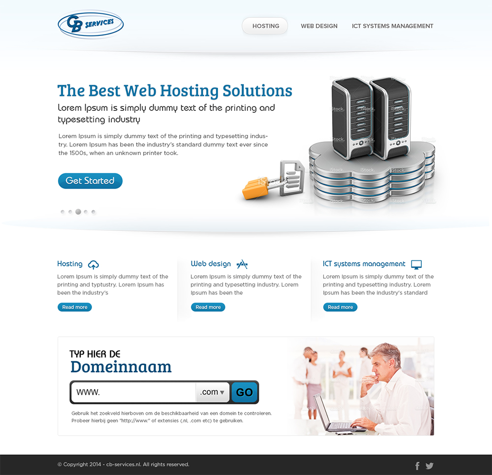 Diseño Web por Mayank Patel para CB Services | Diseño #3734427