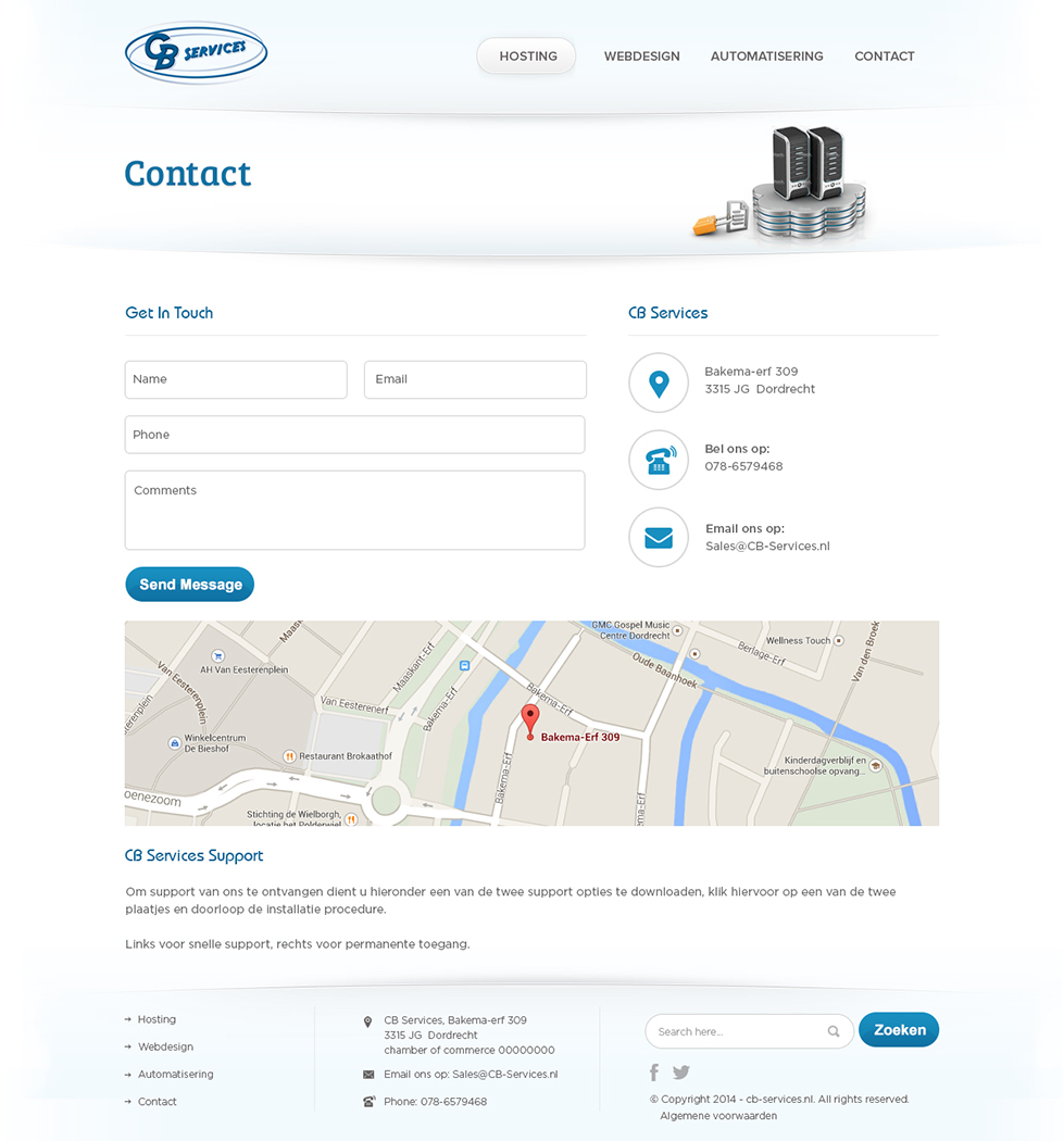 Diseño Web por Mayank Patel para CB Services | Diseño #3758266