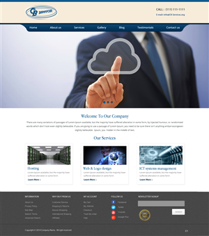 Diseño Web por pb para CB Services | Diseño: #3716678