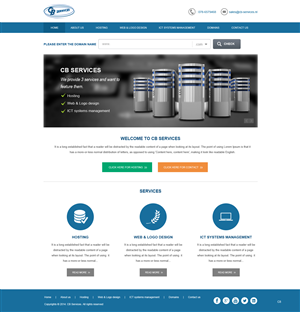 Diseño Web por pb para CB Services | Diseño: #3716680