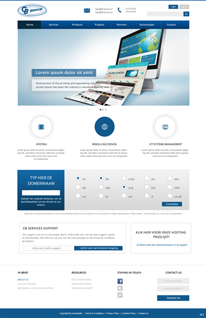 Diseño Web por pb para CB Services | Diseño: #3716685