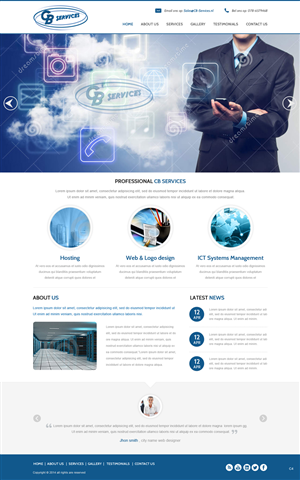 Diseño Web por pb para CB Services | Diseño: #3716686