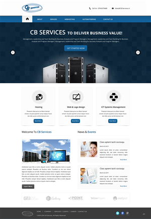 Diseño Web por pb para CB Services | Diseño: #3716689