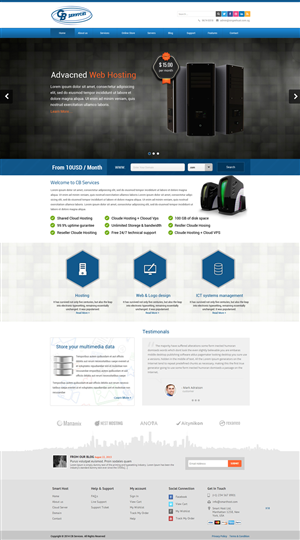 Diseño Web por pb para CB Services | Diseño: #3716694