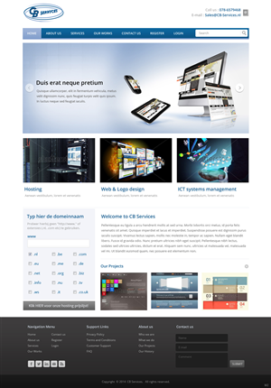 Diseño Web por pb para CB Services | Diseño: #3716701