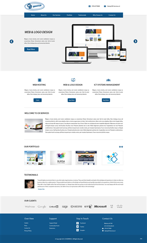 Diseño Web por pb para CB Services | Diseño: #3721651