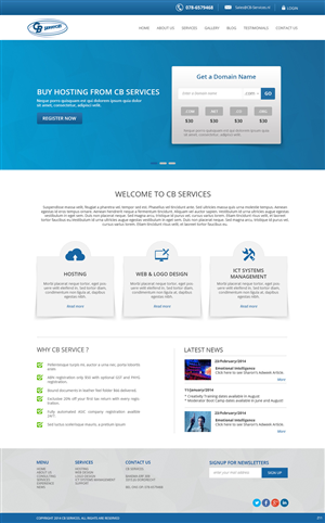 Diseño Web por pb para CB Services | Diseño: #3721658