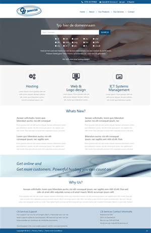 Diseño Web por pb para CB Services | Diseño: #3721675