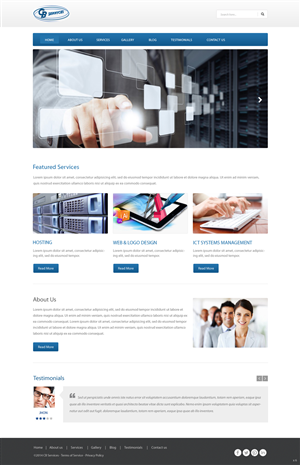 Diseño Web por pb para CB Services | Diseño: #3721684