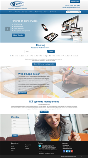 Diseño Web por pb para CB Services | Diseño: #3728545