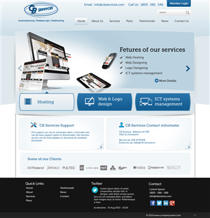 Web Design par pb pour CB Services | Design #3732109