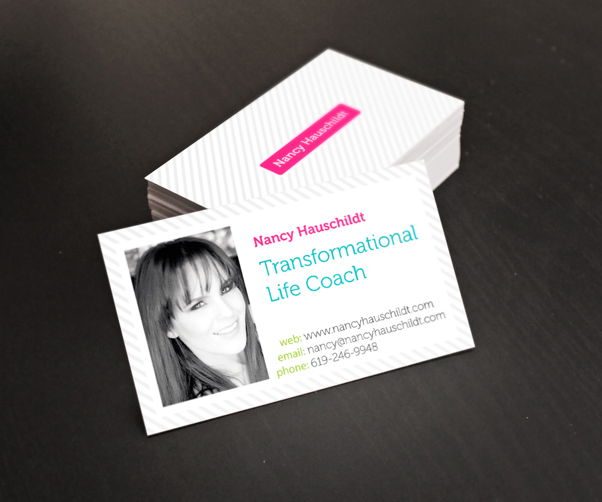 Business Card Design by Reverie Studio for Nancy Hauschildt Life Coaching | Design #3736453