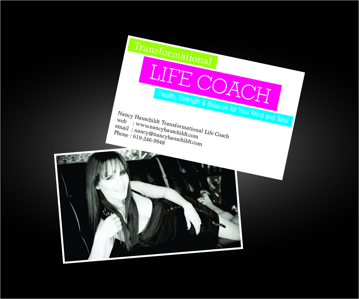 Business Card Design by apin31 for Nancy Hauschildt Life Coaching | Design #3708373