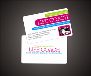 Business Card Design by apin31 for Nancy Hauschildt Life Coaching | Design #3719944