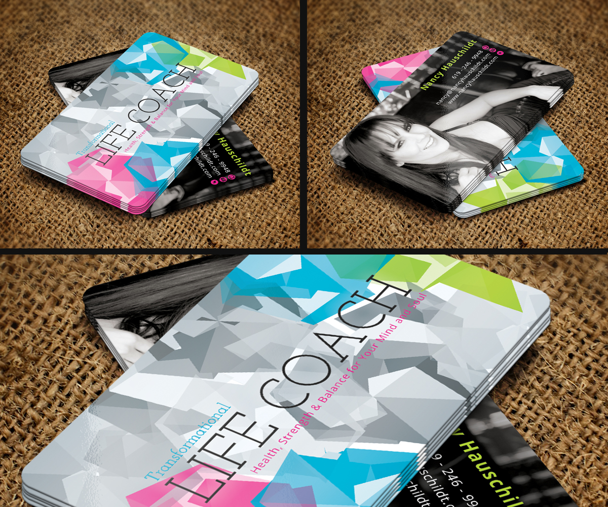 Business Card Design by Ethien for Nancy Hauschildt Life Coaching | Design #3722082