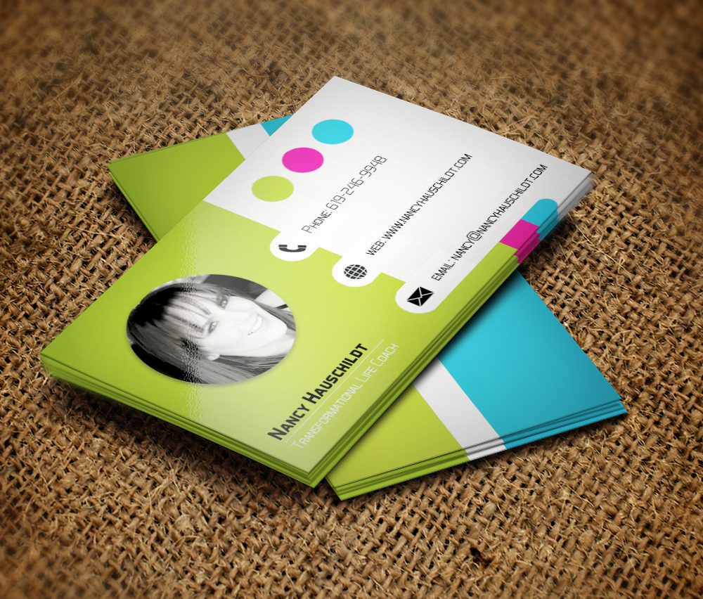 Business Card Design by Lilcess for Nancy Hauschildt Life Coaching | Design #3708972