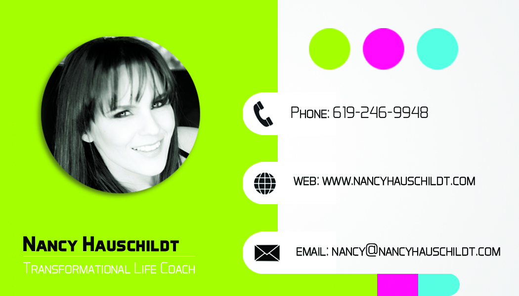 Business Card Design by Lilcess for Nancy Hauschildt Life Coaching | Design #3708973