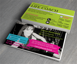Business Card Design by adiazudin for Nancy Hauschildt Life Coaching | Design: #3732485