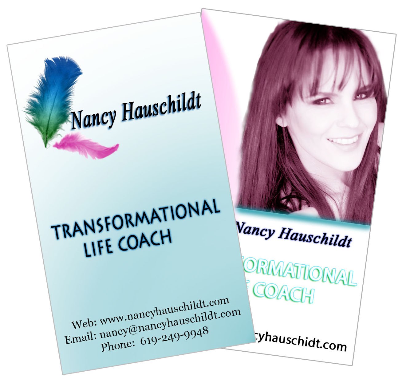 Diseño de Tarjeta de Presentación por stonakatara para Nancy Hauschildt Life Coaching | Diseño #3724593