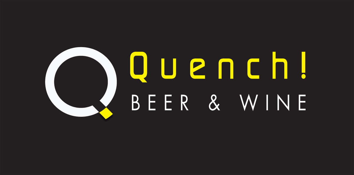Logo Design by Halfull Media for Quench! Beer & Wine | Design #1028463