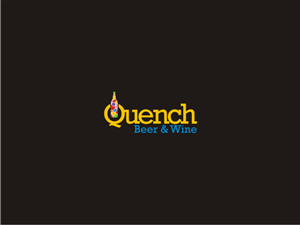 Logo Design by Ramaling Belkote for Quench! Beer & Wine | Design: #973909
