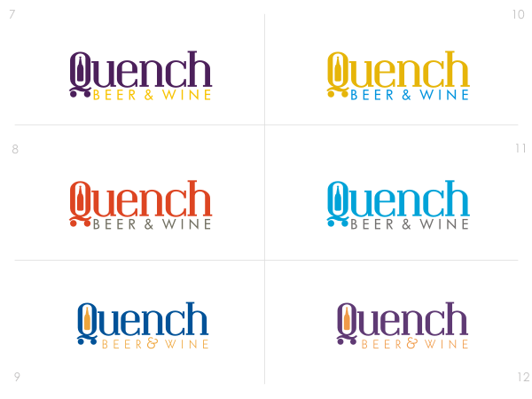 Logo Design by Ramaling Belkote for Quench! Beer & Wine | Design #987788