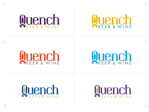 Logo Design by Ramaling Belkote for Quench! Beer & Wine | Design: #987788